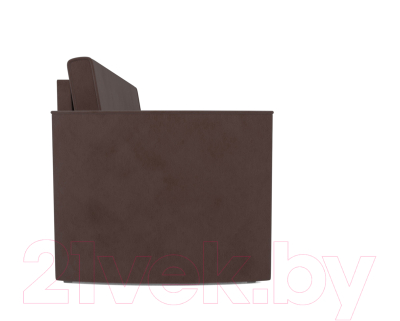 Диван Mebel-Ars Санта №2 (велюр молочный шоколад НВ-178 13)