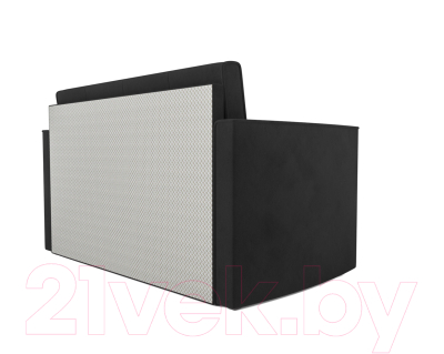 Диван Mebel-Ars Санта №2 (велюр черный НВ-178 17)