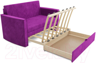 Диван Mebel-Ars Санта №2 (фиолетовый)