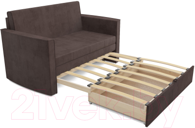 Диван Mebel-Ars Санта №2 (кордрой коричневый)