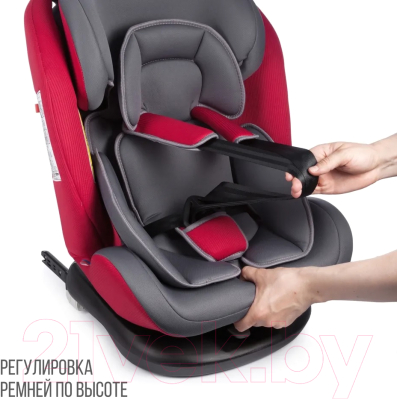 Автокресло Zlatek Cruiser Isofix / KRES3602 (серый/красный)