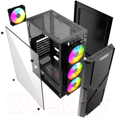 Корпус для компьютера Powercase Mistral T4B