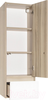 Шкаф-полупенал для ванной Style Line Монако 36 Plus 1 ящик (подвесной, стекло)