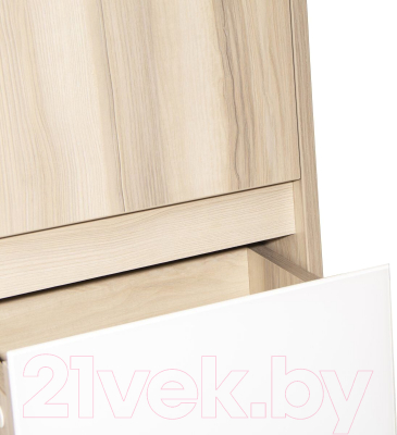 Шкаф-полупенал для ванной Style Line Монако 36 Plus 1 ящик (подвесной, стекло)