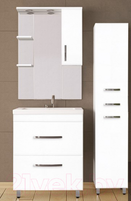 Шкаф-пенал для ванной Style Line Неаполь 36 1 ящик (напольный)