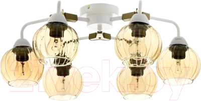 Люстра Aitin-Pro НПБ 02-6x60-105 / C1228/6 (белый) - фото