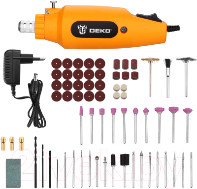 Гравер Deko DKRT150 + 80 аксессуаров / 063-1418