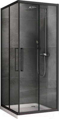 Душевой уголок Abber Schwarzer Diamant AG02080BH - фото