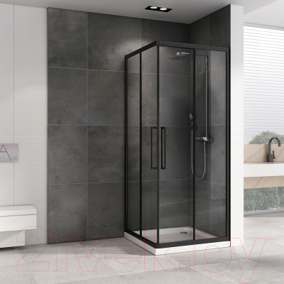 Душевой уголок Abber Schwarzer Diamant AG02080BH