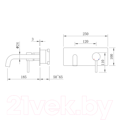 Смеситель Berges Ventas R / 076009