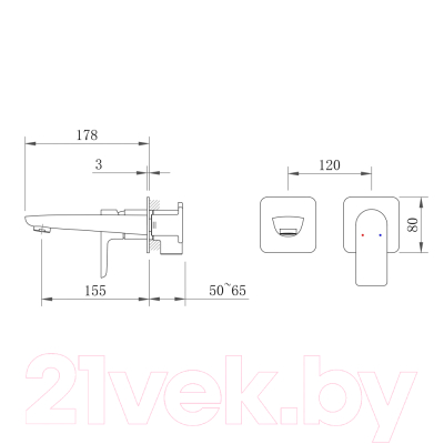 Смеситель Berges Ventas S / 076007