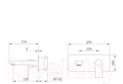 Смеситель Berges Ventas S / 076005