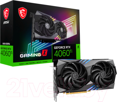 Видеокарта MSI GeForce RTX 4060 Ti Gaming X 8G