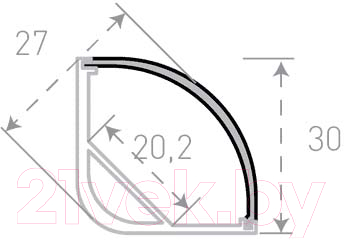 Профиль для светодиодной ленты SWG 3030