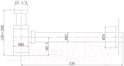 Сифон Abber AF0030