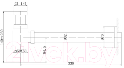Сифон Abber AF0031
