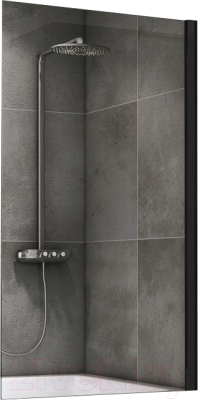 Стеклянная шторка для ванны Abber Immer Offen AG71100B - фото