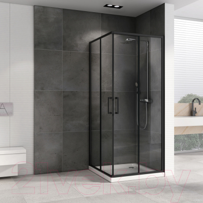 Душевой уголок Abber Schwarzer Diamant AG02090B5