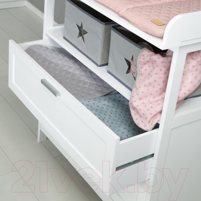 Комод пеленальный Roba Hamburg / 1712040WE (белый)