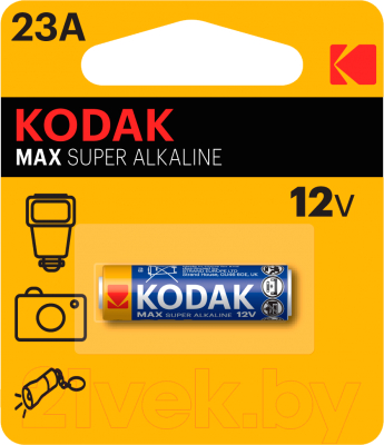 Батарейка Kodak Max Super Alkaline 23A 1BL - фото