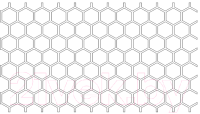 Трафарет кирпичной кладки Topiron Соты - фото