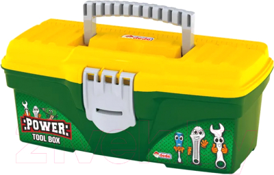 Набор инструментов игрушечный Dede Power Слесарный в чемодане / 03030 - фото