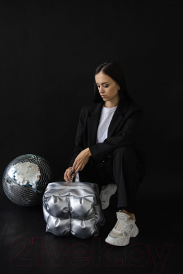 Рюкзак MT.Style Puff (серебристый)