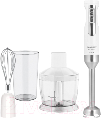 Блендер погружной Scarlett SC-HB42F09 (белый) - фото