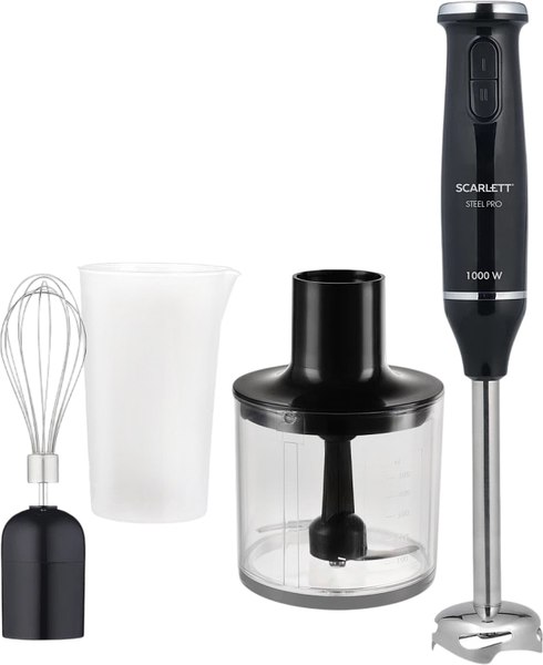 Блендер погружной Scarlett SC-HB42F12 (черный) - фото