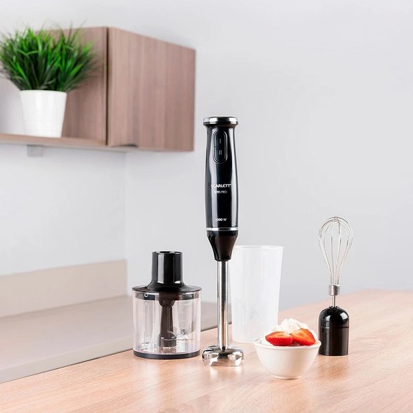 Блендер погружной Scarlett SC-HB42F12 (черный)