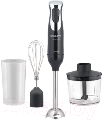 Блендер погружной Scarlett SC-HB42F26 (черный) - фото