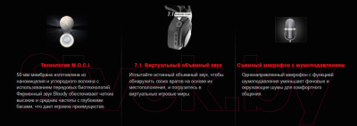 Наушники-гарнитура A4Tech Bloody MR575