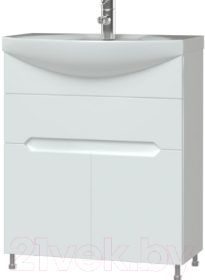 Тумба под умывальник Garda Marko-113 65 / Т_ум_1ящ_2дв_650_Marko - фото