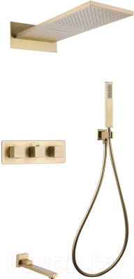 Душевая система со смесителем Abber Daheim AF8253G - фото