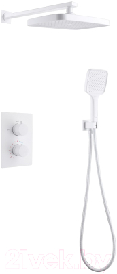 Душевая система со смесителем Abber Weiss Insel AF8051W - фото