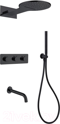 Душевая система со смесителем Abber Wasser Kreis AF8150B - фото