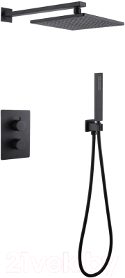 Душевая система со смесителем Abber Weiss Insel AF8051B - фото