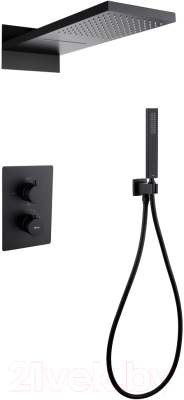 Душевая система со смесителем Abber Weiss Insel AF8052B - фото