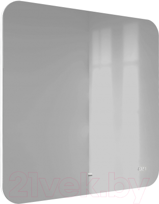 Зеркало Raval Ego 80 / Ego.02.80/W/RL (с подсветкой и часами) - фото