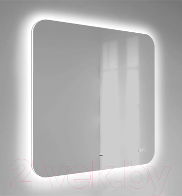 Зеркало Raval Ego 80 / Ego.02.80/W/RL (с подсветкой и часами)