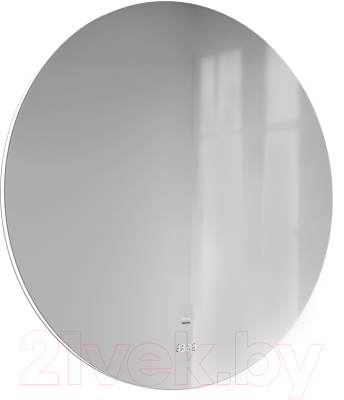 Зеркало Raval Solo 77 / Solo.02.77/W/RL (с подсветкой и часами) - фото