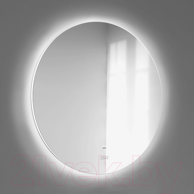 Зеркало Raval Solo 77 / Solo.02.77/W/RL (с подсветкой и часами)