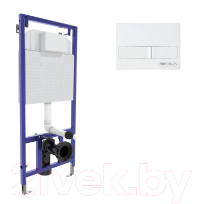 Унитаз подвесной с инсталляцией Berges Novum 525 / 043308