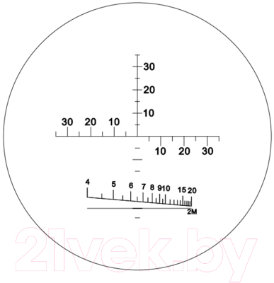 Бинокль Levenhuk Army 7x50 с сеткой