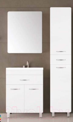 Шкаф-пенал для ванной Style Line Валеро 54 1 ящик (напольный)