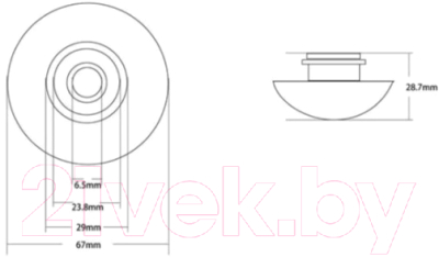 Заглушка для умывальника Abber AC0014