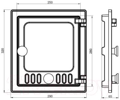 Дверца печная Aston ДТ-4С