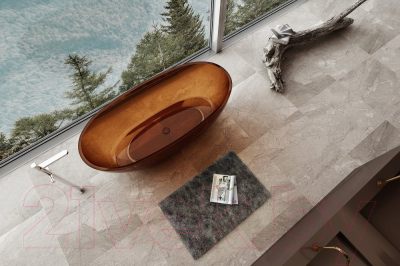 Ванна из полиэфирной смолы Abber Kristall AT9701 Opal