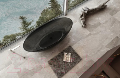 Ванна из полиэфирной смолы Abber Kristall AT9702 Onyx