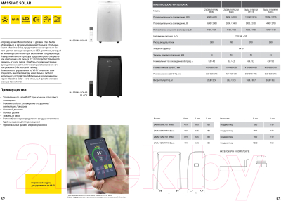 Мобильный кондиционер Zanussi Massimo Solar ZACM-09 NYK/N1